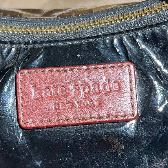 Kate Spade Black and Burgundy Shoulder Bag - Picture 2 of 16